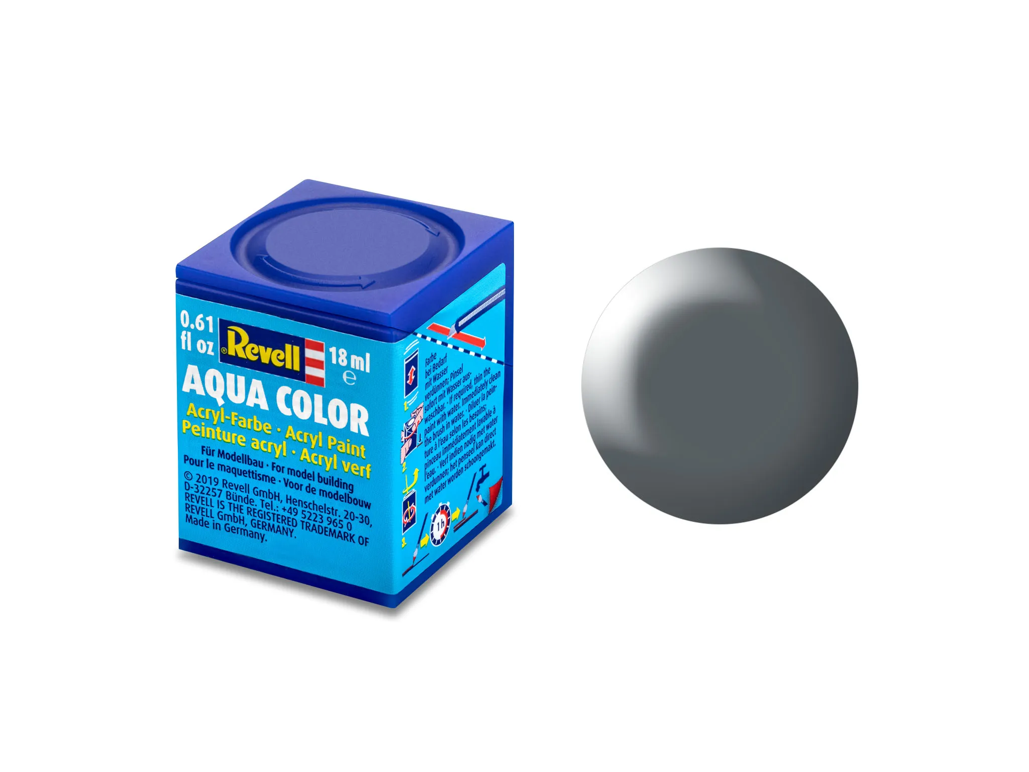 Revell 36378 Aqua Color Dunkelgrau seidenmatt 18 ml