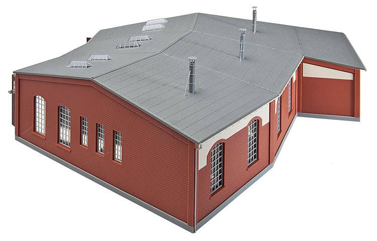 Faller H0 120176 Ringlokschuppen 3-ständig kurze Ausführung