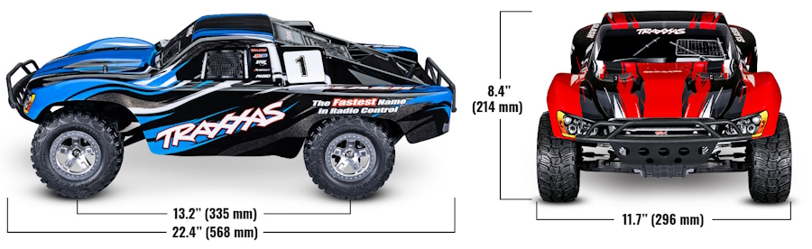 TRAXXAS® TRX58024BLUER Slash XL-5 2WD blau RTR