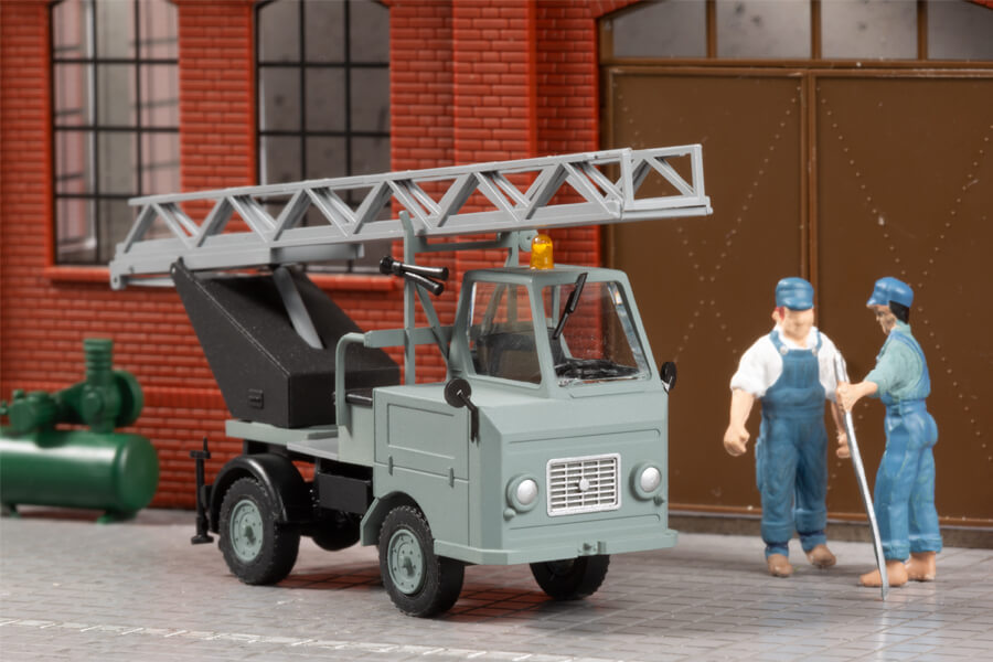 Auhagen 40502 Multicar M22 Drehleiter Post Fermeldetechnik