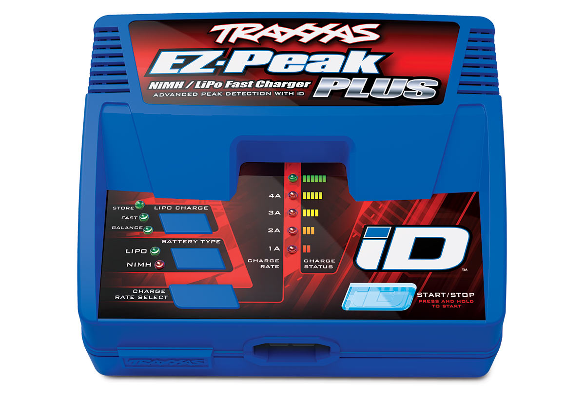 TRAXXAS® 2970G EZ-Peak Plus 4-amp NiMH/LiPo Schnellladegerät mit iD™