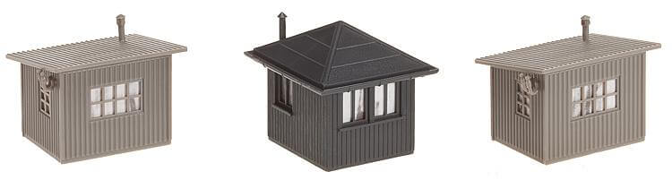 Faller H0 120133 Lokführer-Wartehaus, 2 Streckenposten
