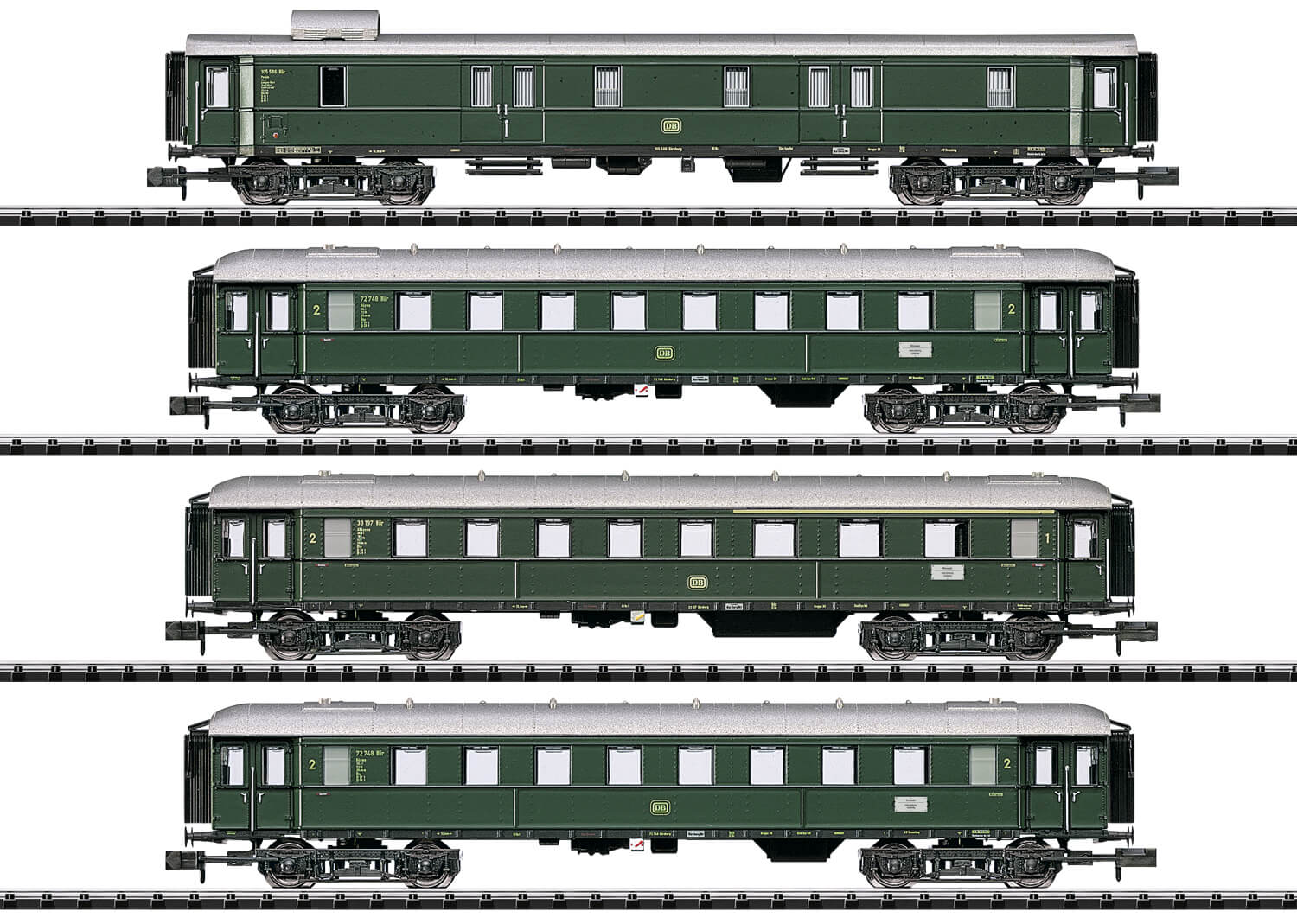 Minitrix 15015 Spur N Eilzug Wagen Set München - Mittenwald