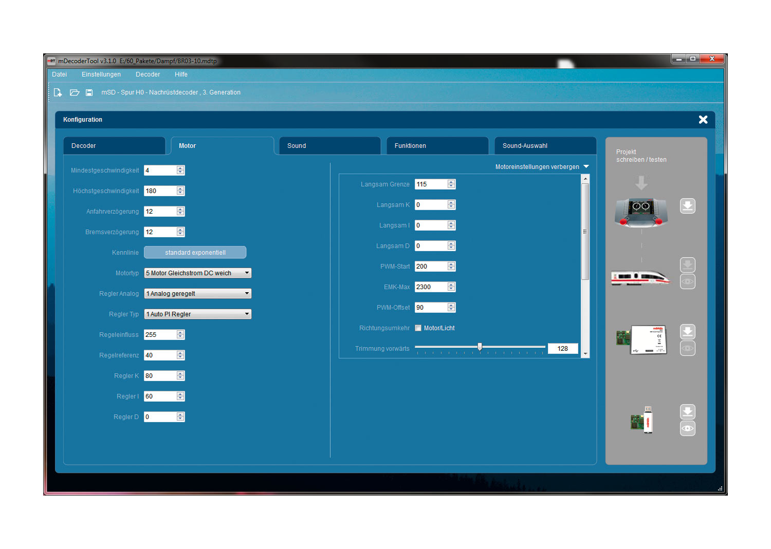 Märklin 60971 Decoder Programmer für mSD3 und mLD3