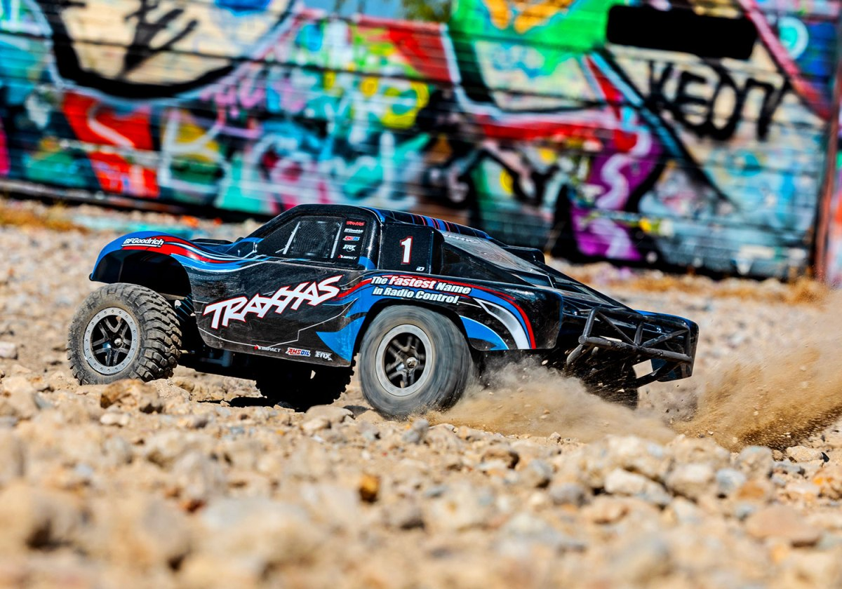 TRAXXAS® 58134-4BLUE Slash 2WD BL-2s Brushless blau RTR Short Course Racing Truck 