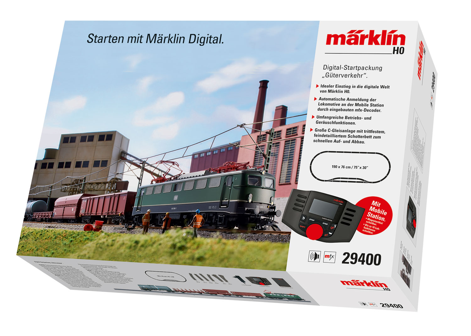 Märklin 29400 Digital-Startpackung Güterverkehr DB BR 140