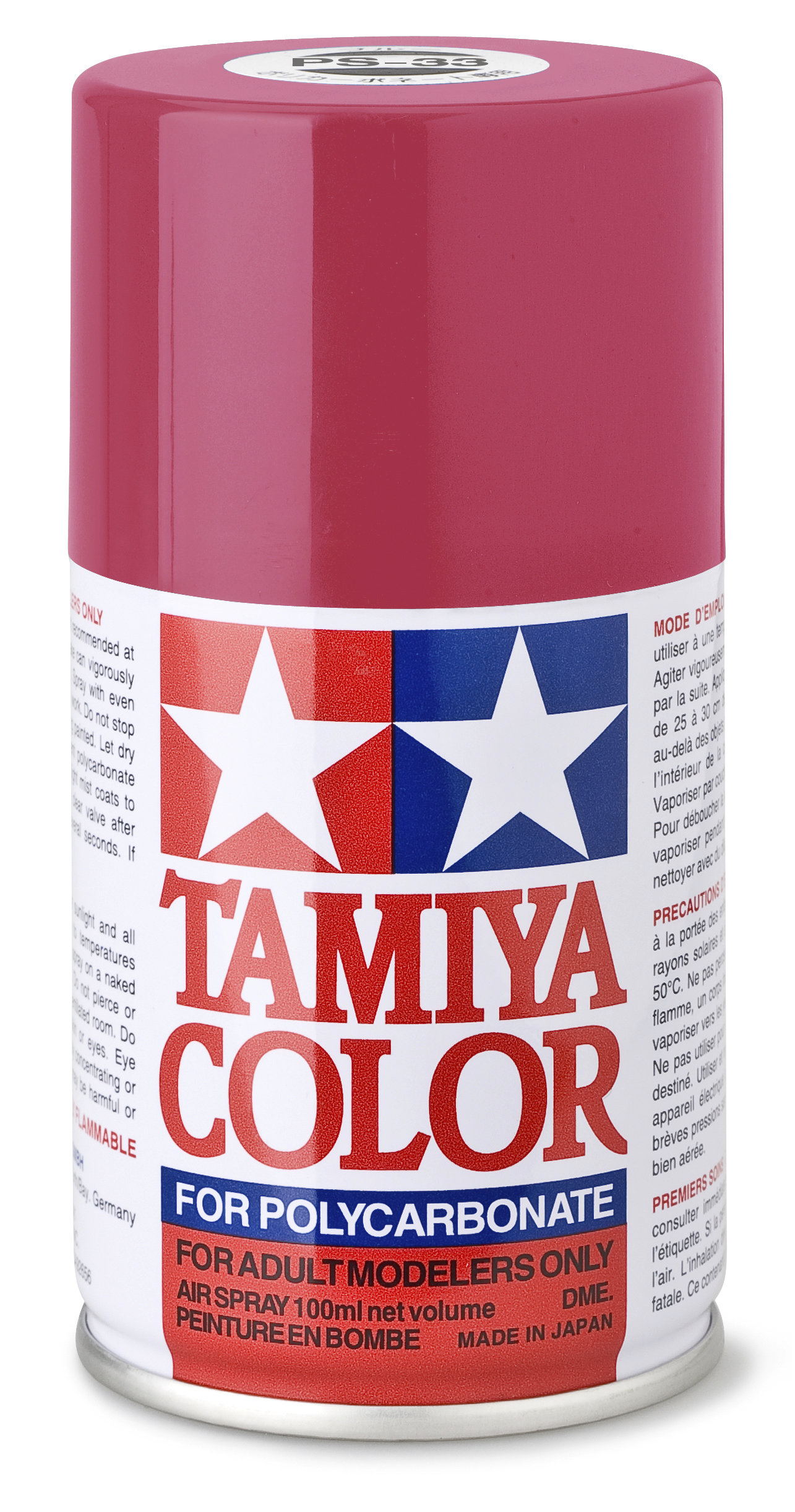 TAMIYA 300086033 PS 33 CHERRY ROT Polycarbonat 100ml