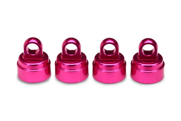 TRAXXAS® 3767P Ultra Shock Aluminium Dämpfer-Kappen-Set pink