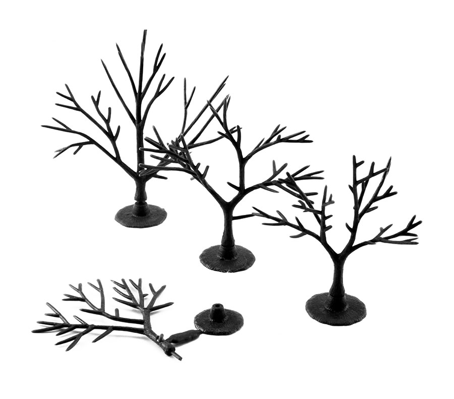 Woodland Scenics TR1121 Baumrohlinge 57 Laubbäume 5 - 7,6 cm hoch Tree 2" to 3" Armatures Deciduous
