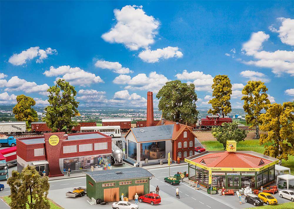 Faller 190062 Aktions-Set Gewerbe