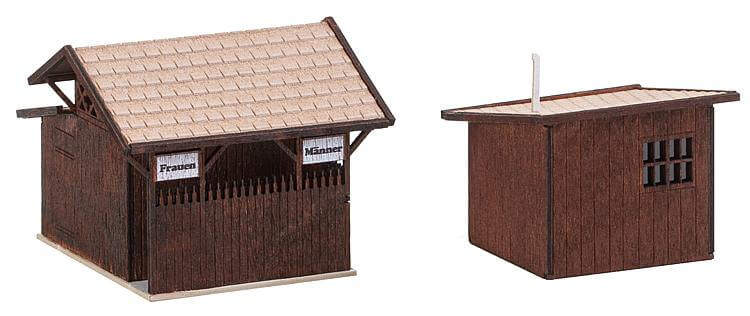 Faller 110127 H0 Bahnhof-Set Stugl-Stuls