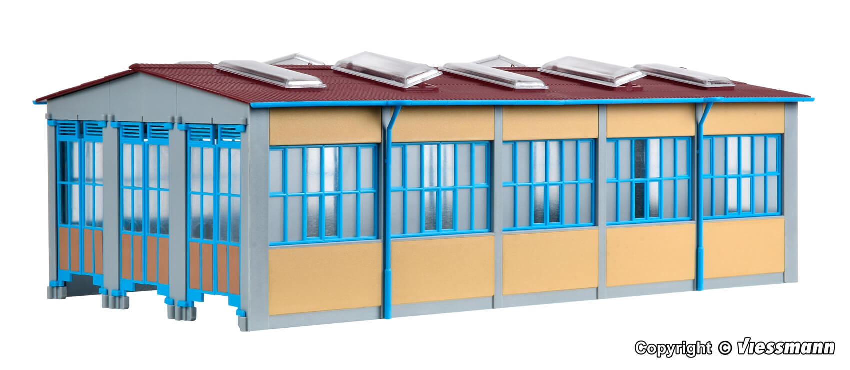 kibri H0 39450 Lokschuppen dreiständig