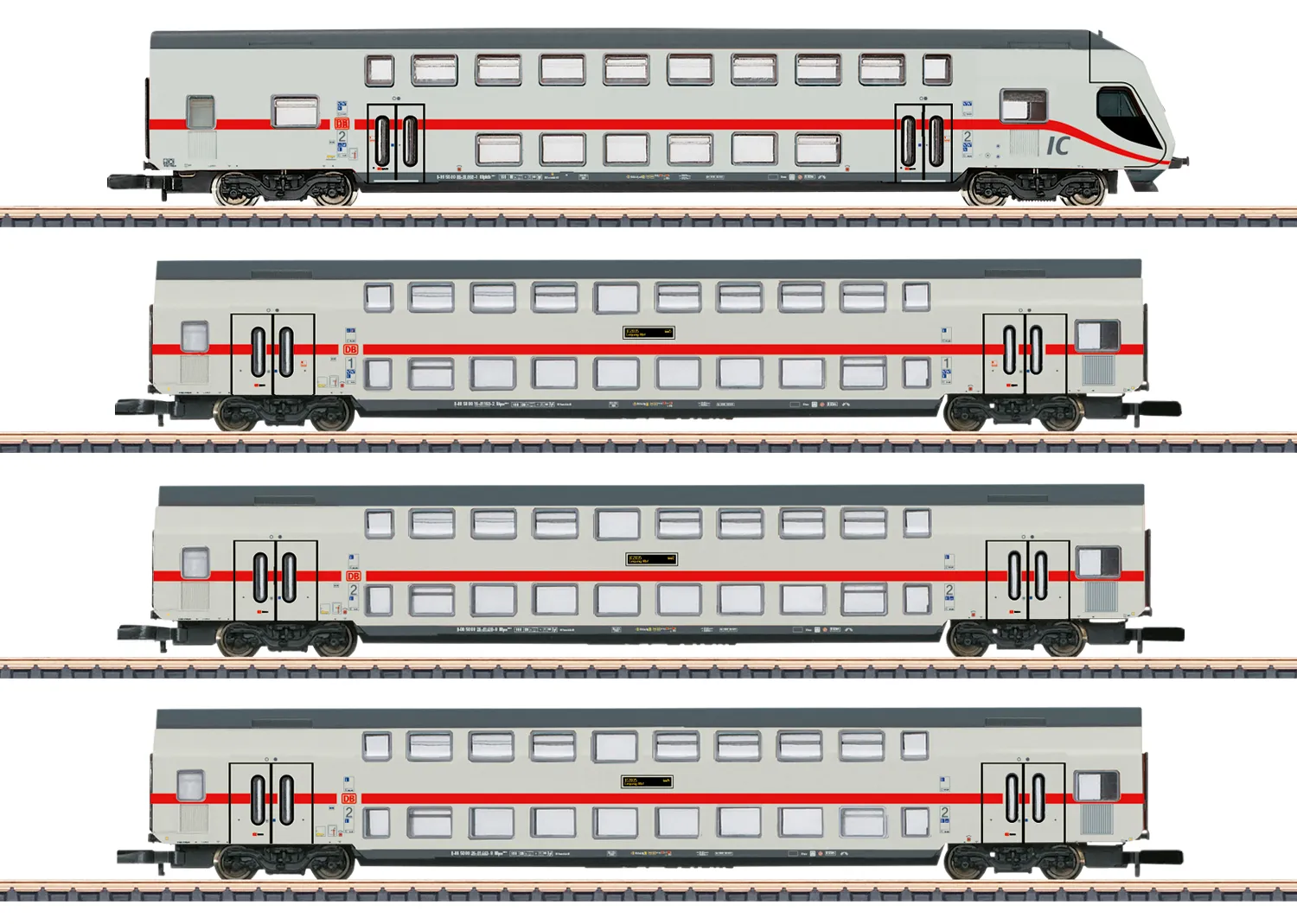 Märklin mini-club 87298 Doppelstockwagen-Set IC 2