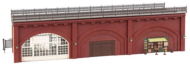 Faller 120571 H0 Arkaden mit Geschäften und Inneneinrichtungen