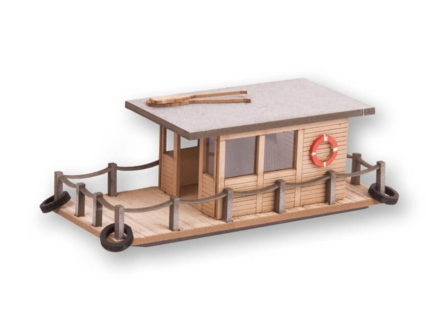 Hausboot aus der Laser Cut minis Serie