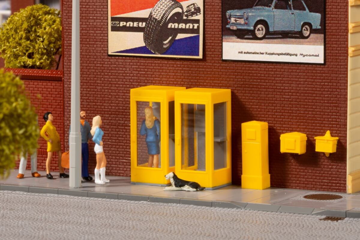 Auhagen 41662 H0 Telefonzellen und Briefkästen