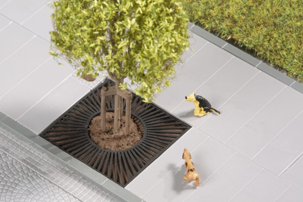 Auhagen 42658 H0 TT N Baumgitter Laser-Cut