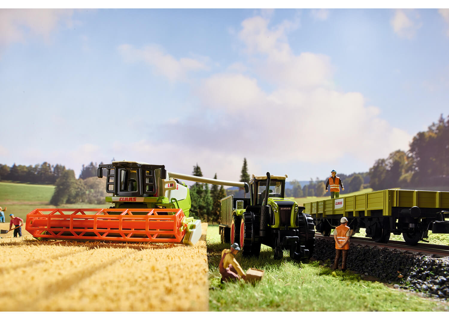 Märklin 78652 Start up - Themen-Ergänzungspackung Landwirtschaftszug CLAAS