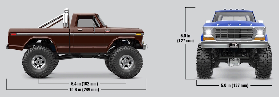 TRAXXAS® TRX-4M 1979 Ford F-150 High Trail Edition RTR 4WD