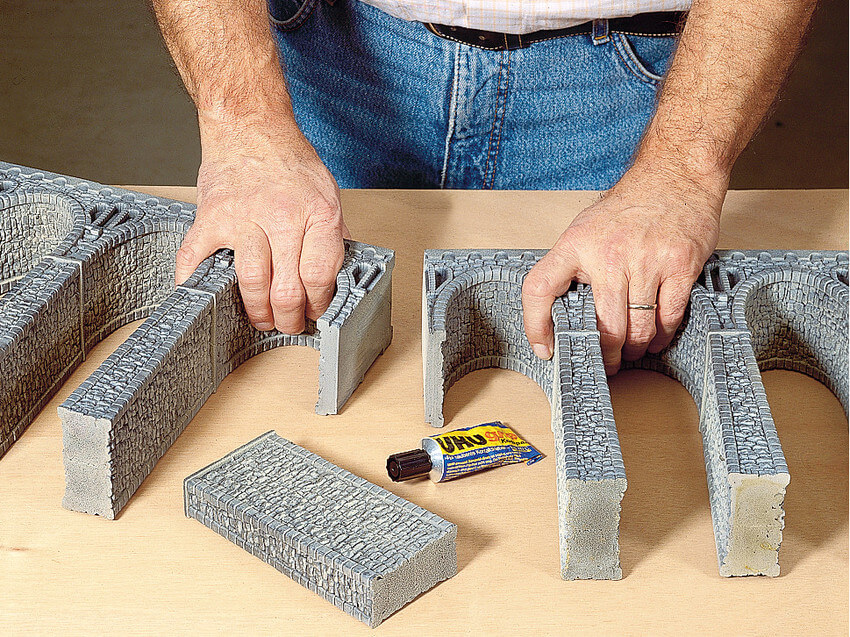 NOCH H0 58665 Bruchstein-Viadukt gebogen