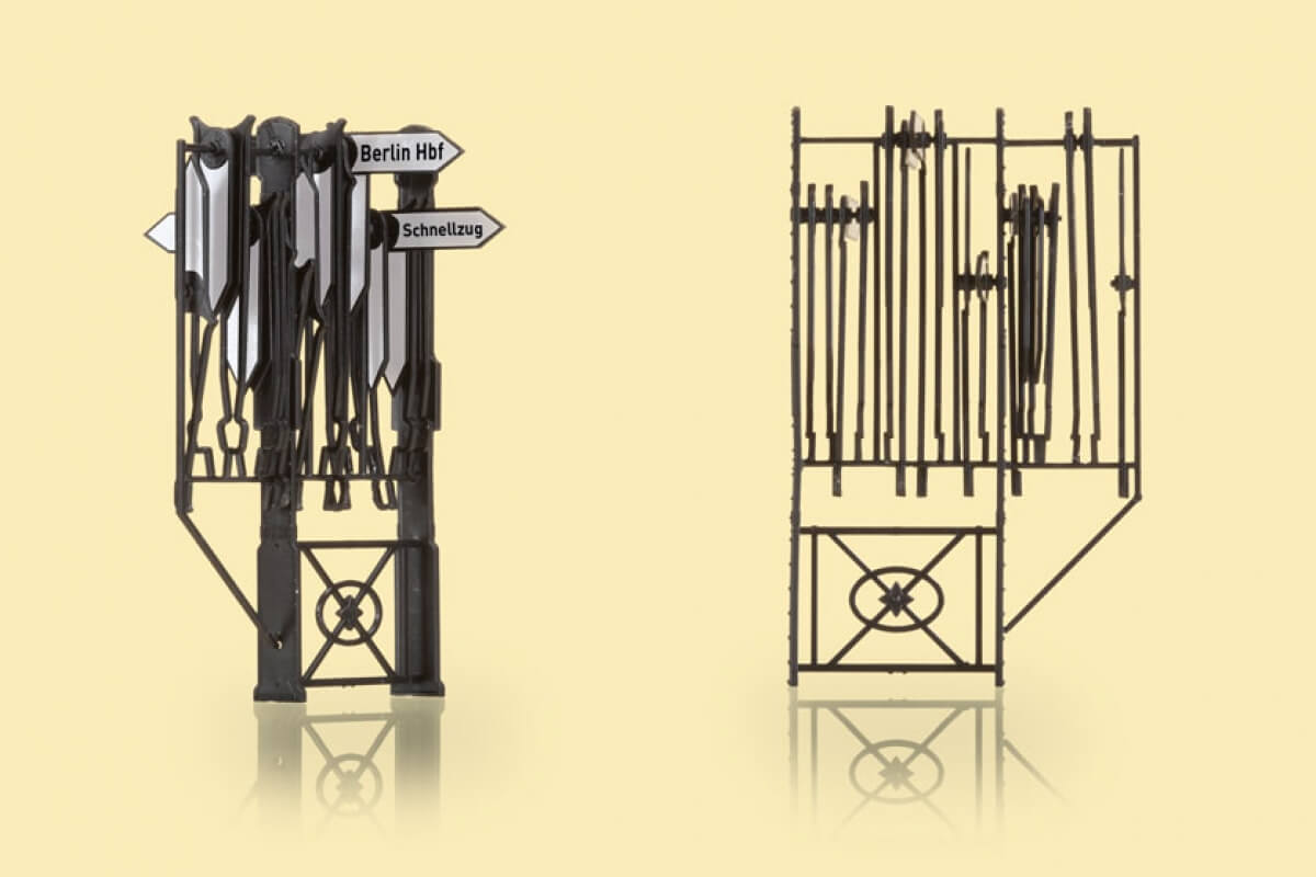 Auhagen 41637 H0 Zugzielanzeiger - Attrappe