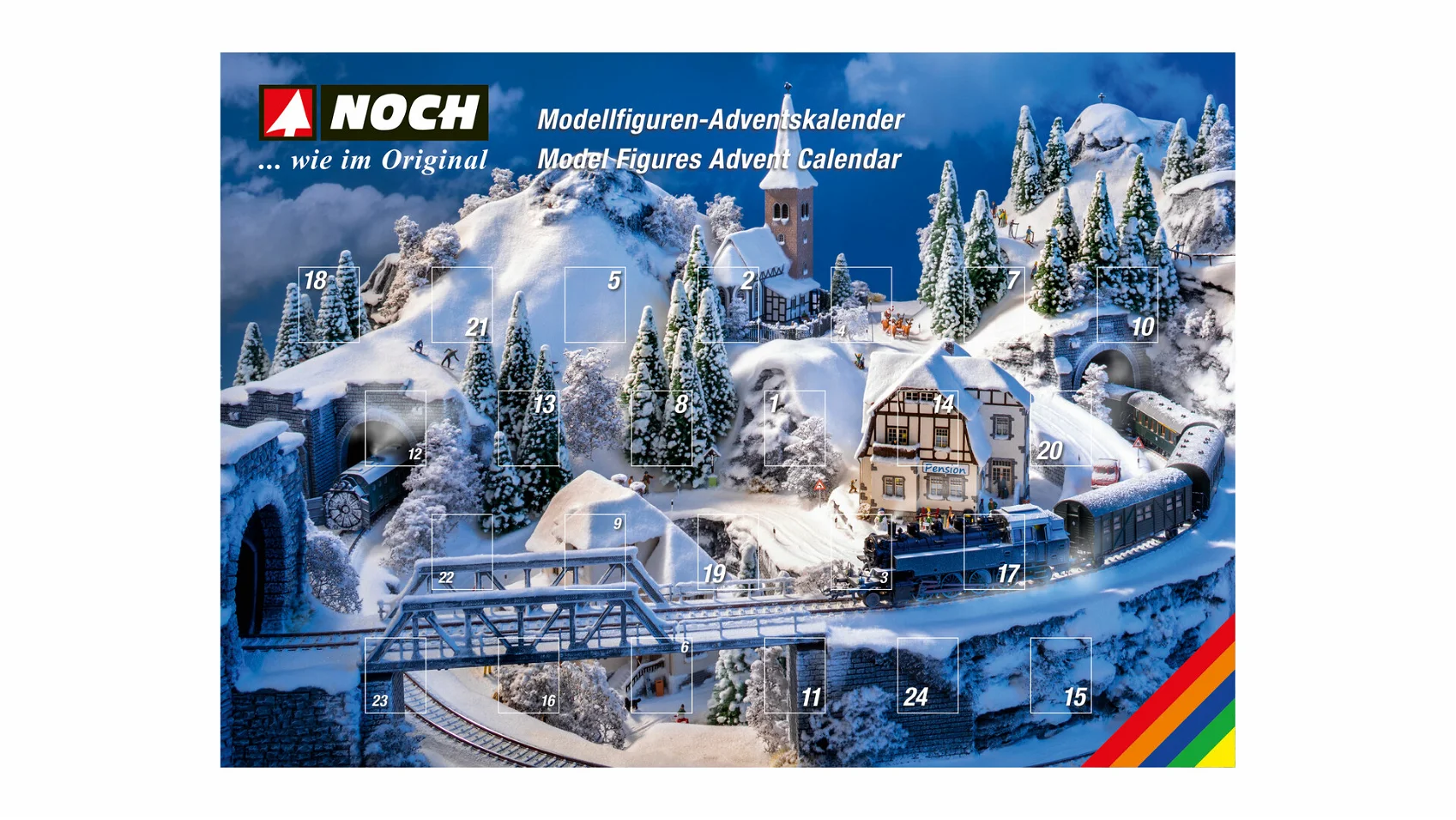 NOCH 36996 Figuren-Adventskalender N 2023