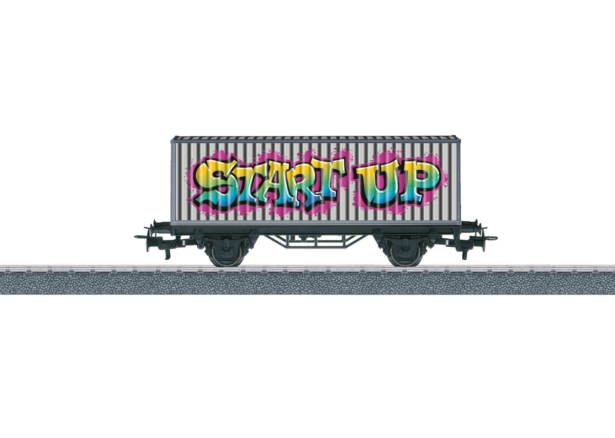 Märklin Start up - Containerwagen Graffiti