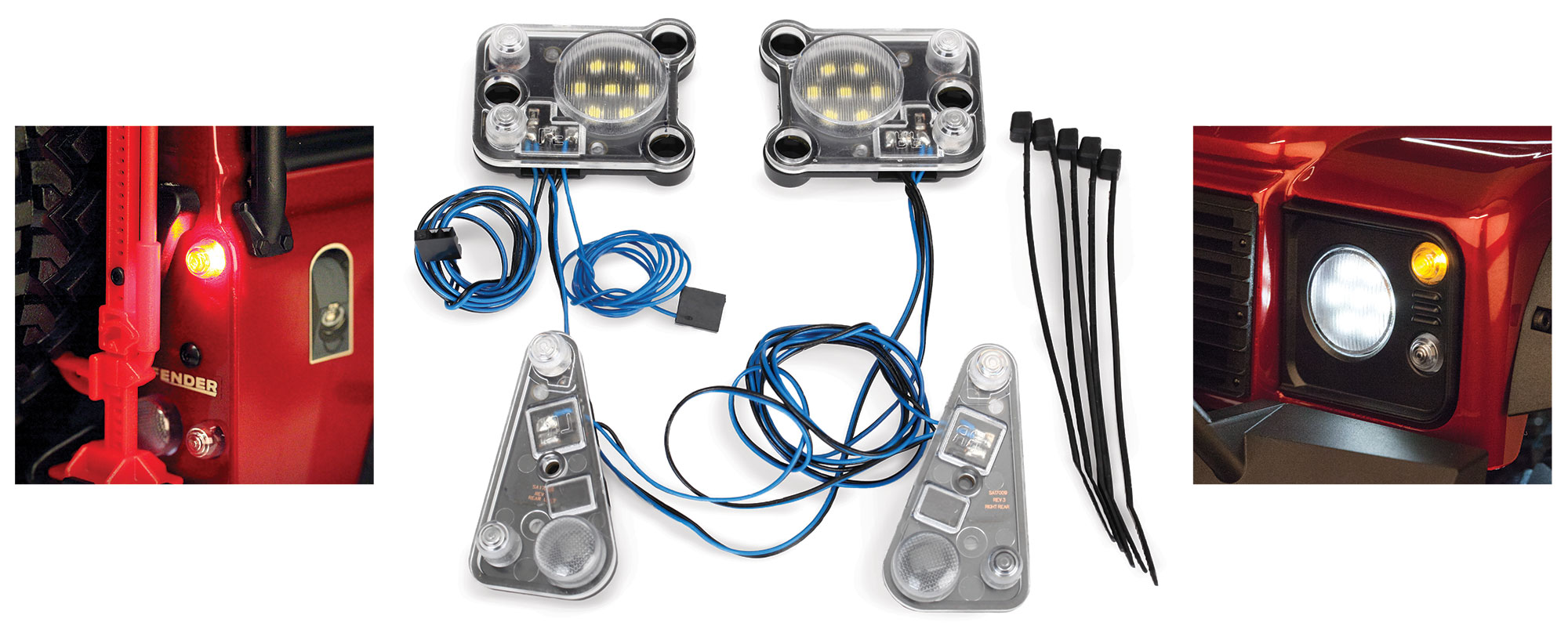 TRAXXAS® 8027 LED-Scheinwerfer Rückleuchten Kit 