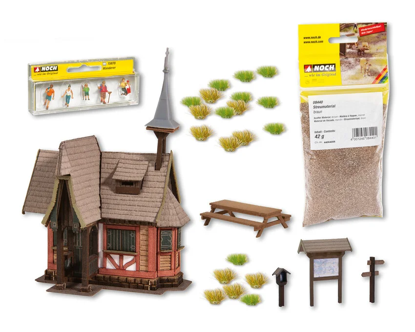 NOCH 65617 Themen-Set Wanderausflug zum Hexenhaus