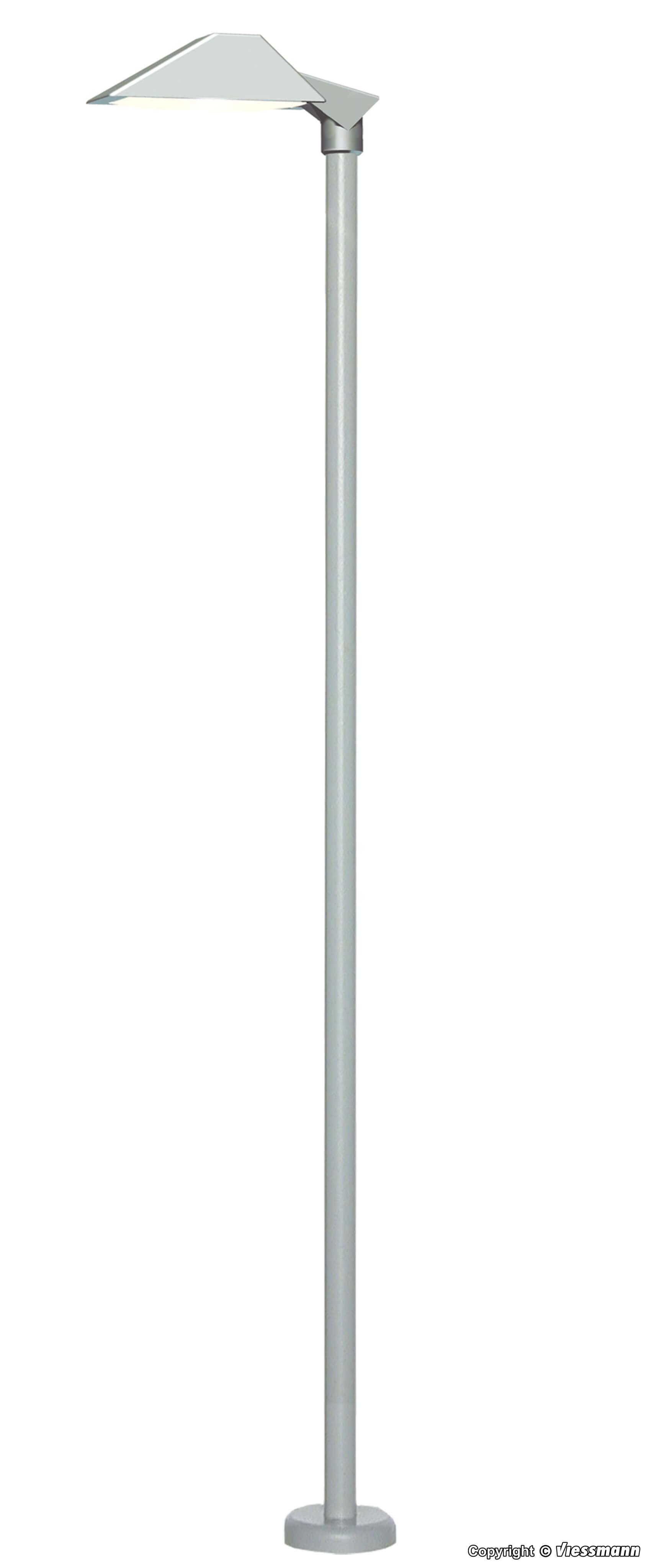 Viessmann 60836 H0 Moderne Bahnsteigleuchte LEDs weiß