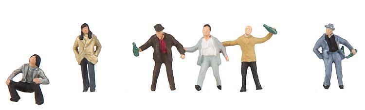 Faller 155357 Typen am Bahnhof