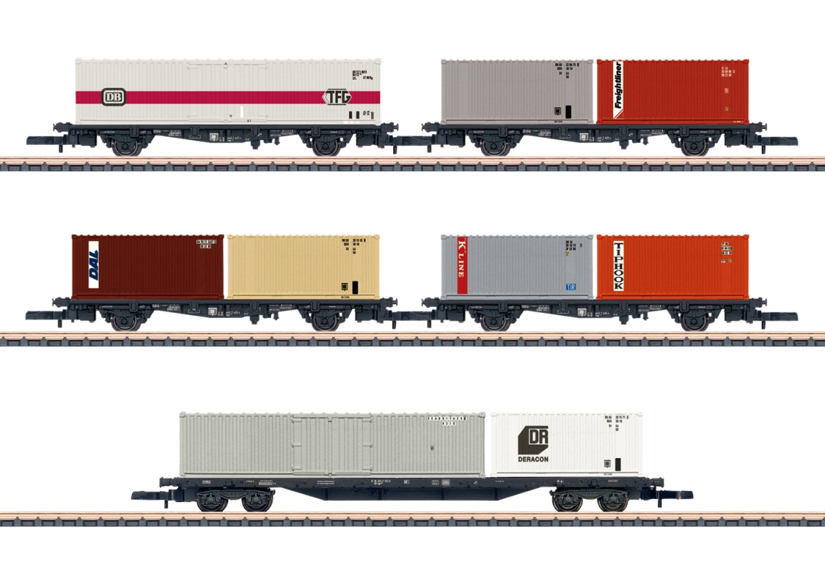 Märklin mini-club 82664 Containertragwagen-Set
