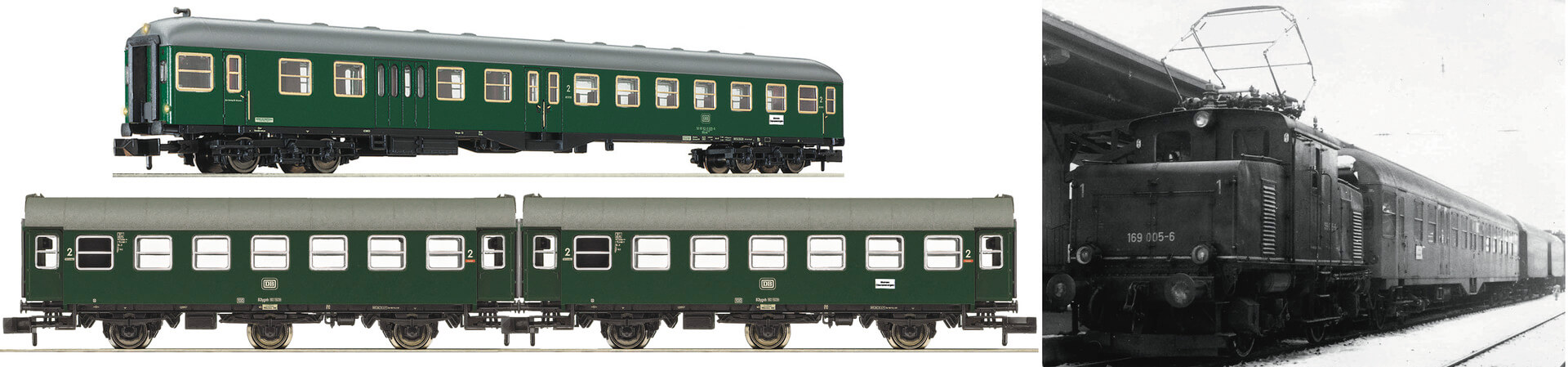 FLEISCHMANN 866486 3-teiliges Set Nahverkehrszug "Murnau – Oberammergau"