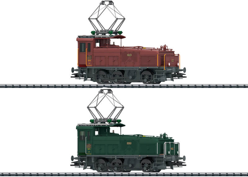 TRIX 22390 Doppelpackung Rangierlok Ee 3/3, Halbschuh