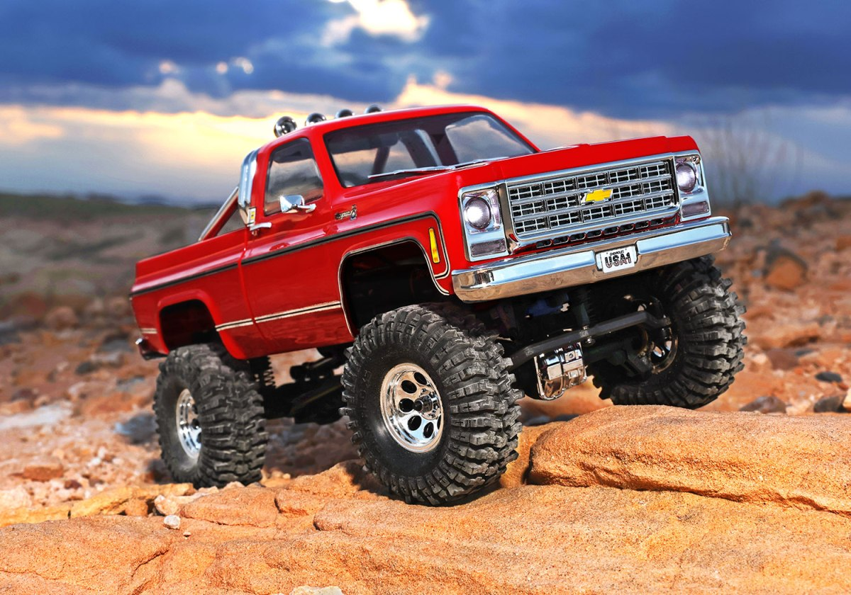 TRAXXAS® 97064-1RED TRX-4M 1979 Chevrolet K10 High Trail Edition rot RTR 4WD