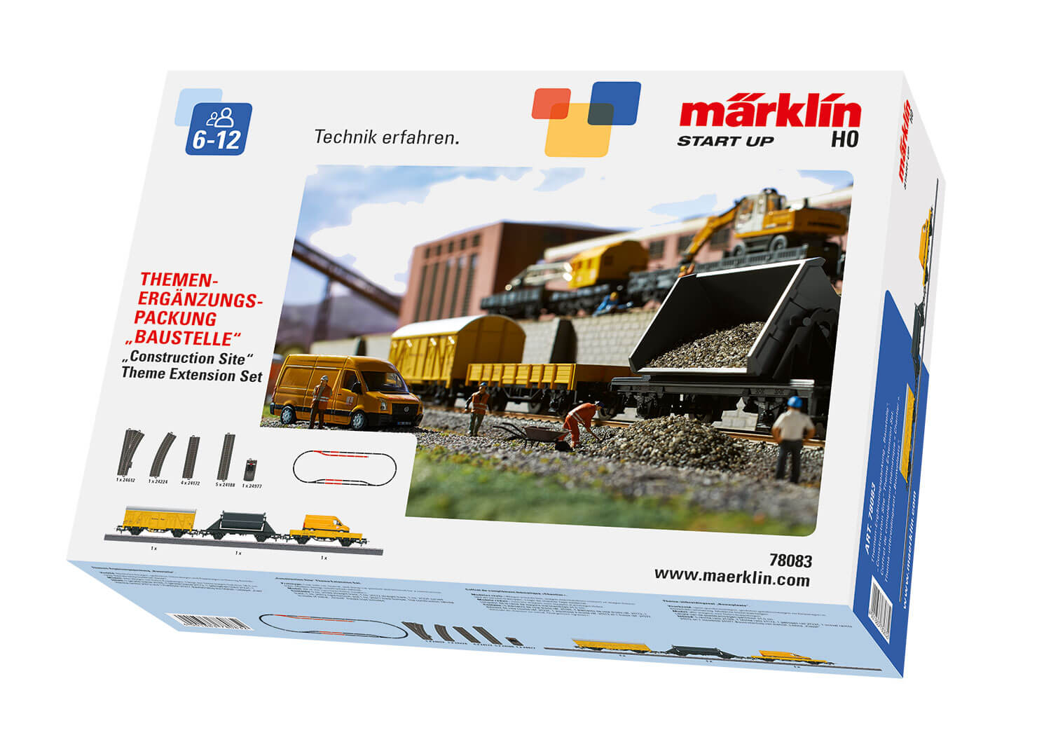 Märklin 78083 Themen-Ergänzungspackung "Baustelle"