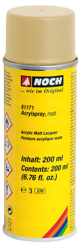 Acrylspray, matt, elfenbein