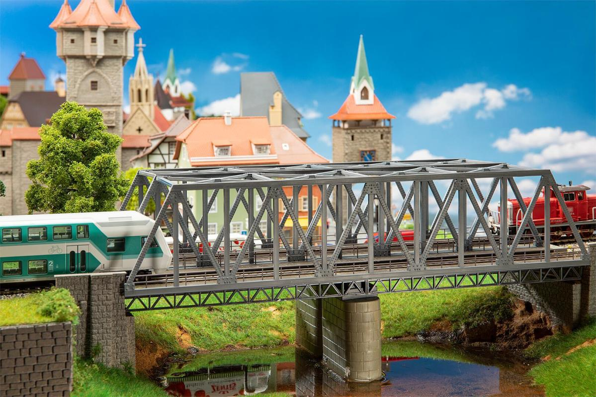 FALLER 120497 Stahlbrücke 2-gleisig