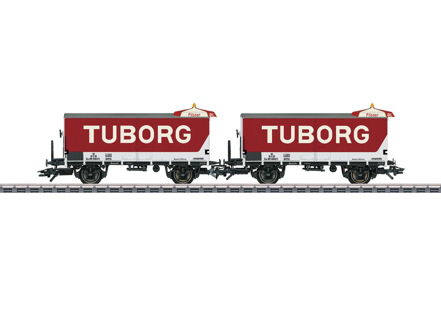 Märklin 48777 TUBORG Bierwagen-Set Typ ZB