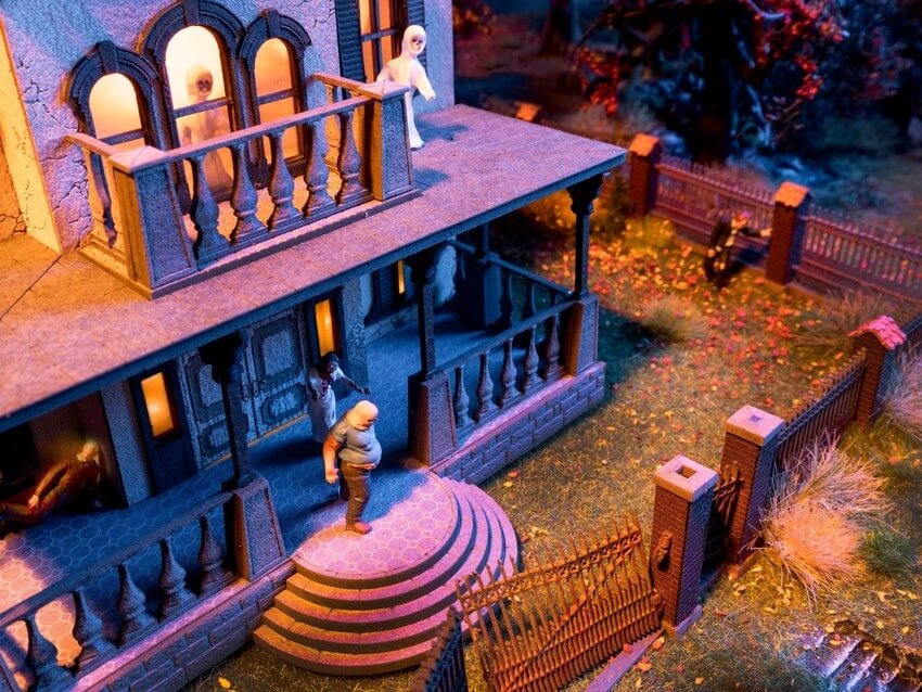 NOCH H0 66990 Geisterhaus mit micro-sound Geisterheulen und Lichteffekten