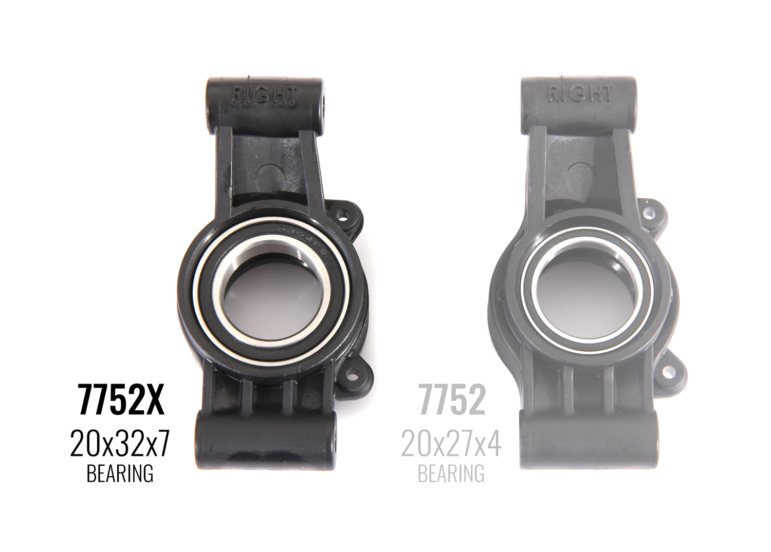 TRAXXAS® 7752X Achshalter links rechts X-Maxx