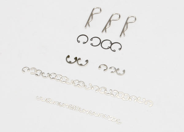 TRAXXAS® 1633 E-Clips Splinte / C-Ringe Sprengringe
