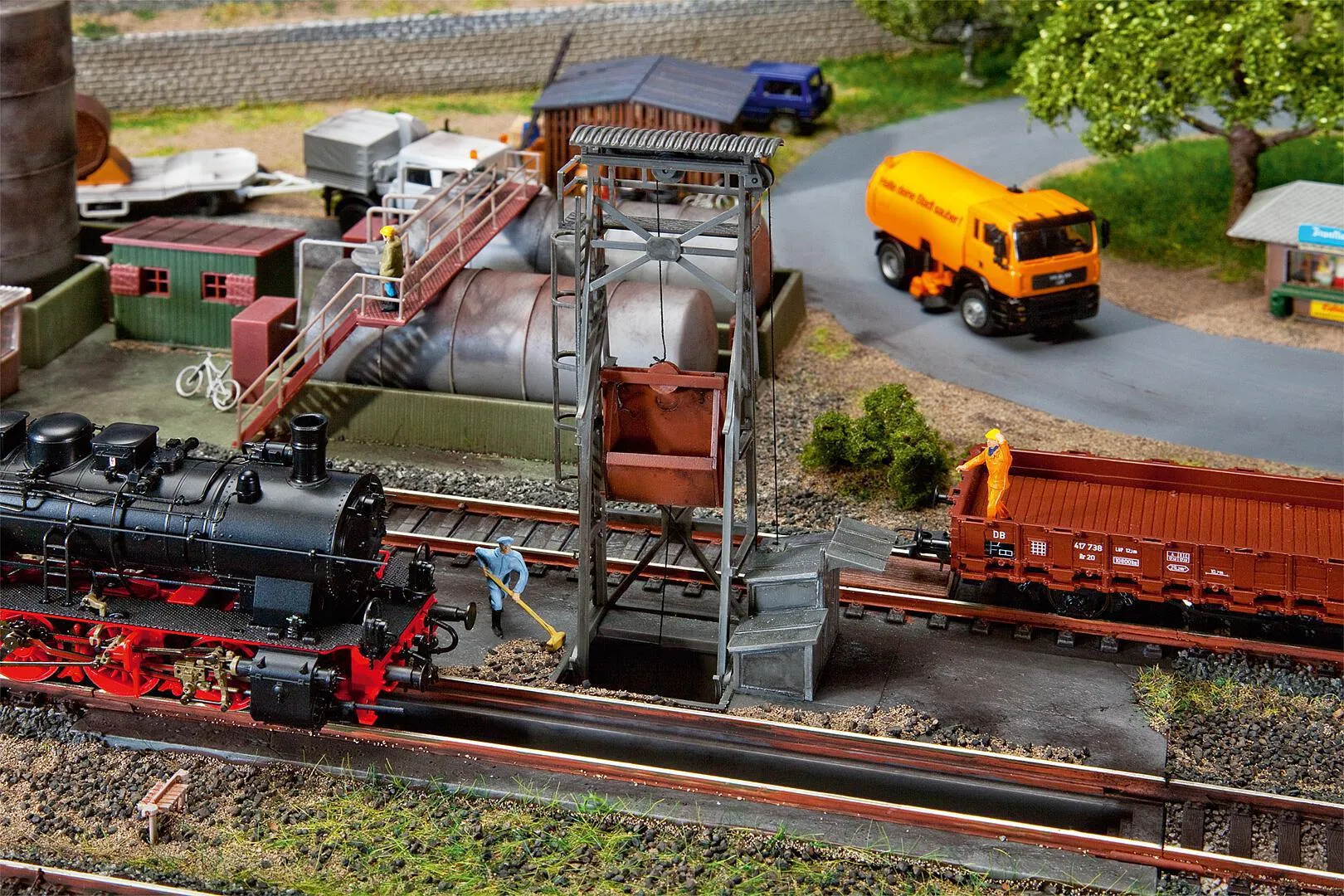 FALLER H0 120295 Ausschlackanlage mit Antriebsteilen