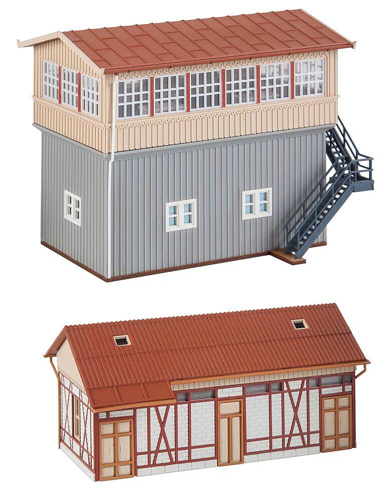 Faller 120113 Stellwerk Calw Süd mit Güterschuppen