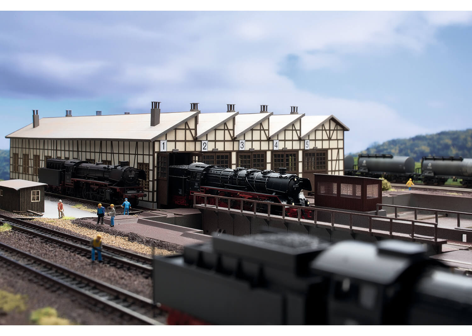 Minitrix 66326 Bausatz Lokschuppen "Rottweil"