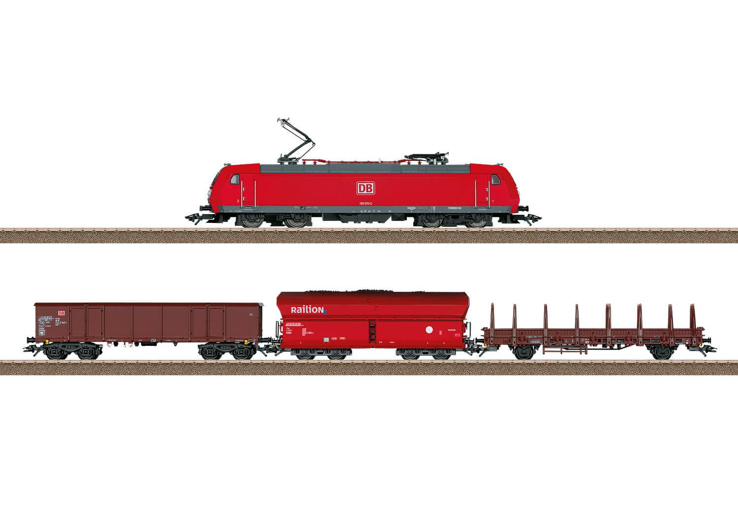 TRIX 21527 Startpackung "Moderner Güterverkehr" BR 185