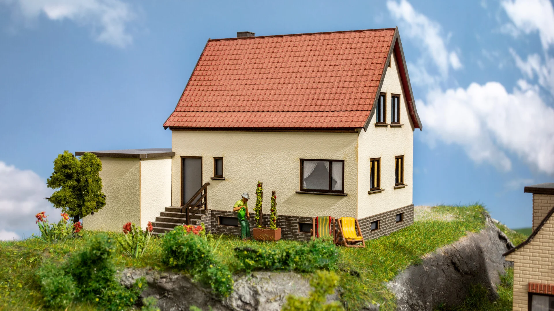 NOCH 66606 Siedlungshaus mit Garage