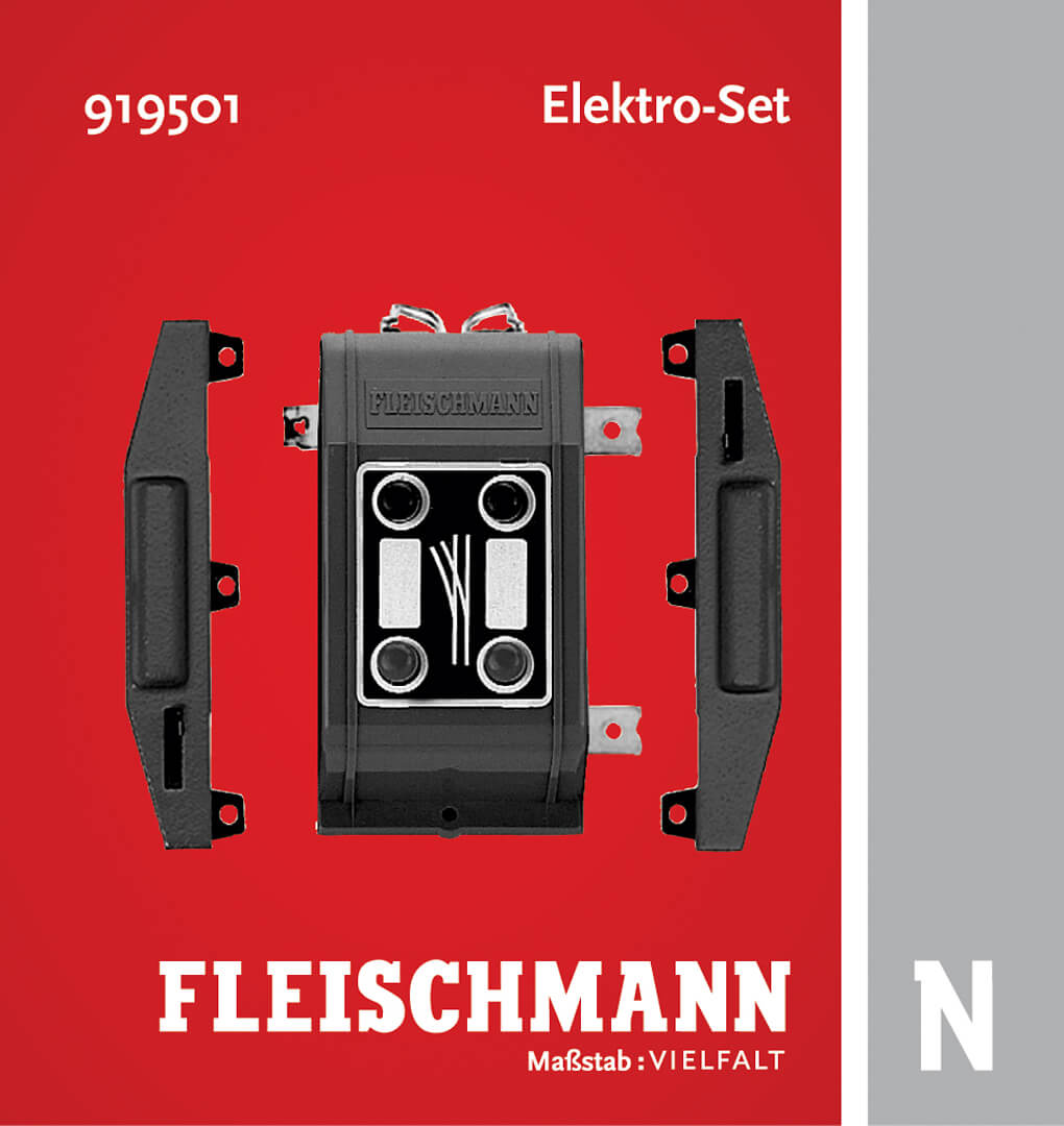 Fleischmann N 9195 Elektroset zum Ausrüsten der Handweichen mit Elektroantrieben
