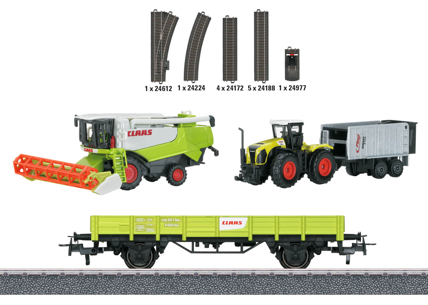 Märklin 78652 Start up - Themen-Ergänzungspackung Landwirtschaftszug CLAAS