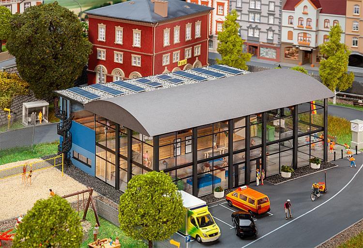 FALLER 130613 H0 Turnhalle Sporthalle